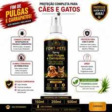 Remedio Anti Pulgas e Carrapatos Spray