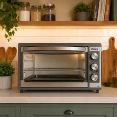 Forno Elétrico Philco PFE52P 50L Preto Com Grill Timer Controle De Temperatura Bancada 127V
