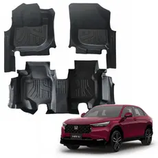 Tapete automotivo bandeja de borracha para HRV Conjunto 3 pcs Ekap