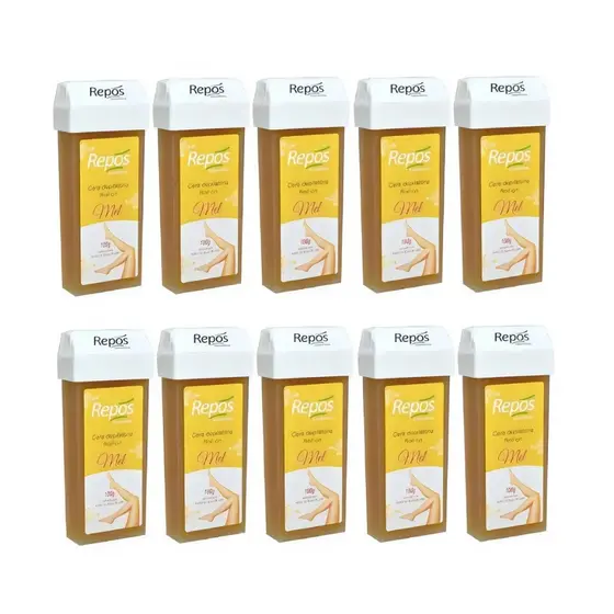 Repos Kits Ceras Depilatória Roll-on Mel100g Depilação Escolha