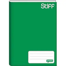 Caderno Capa Dura GRANDE Brochurao 96 Folhas / Infantil e Universitário Cor:Verde