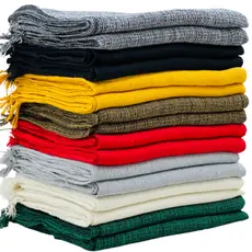 Manta Para Sofá Ou Cama Decorativa 2,10 x 1,20 Capa Protetora Colcha Coberta 100% Algodão