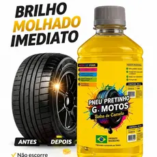 Baba de Camelo 500ML Pneu Pretinho G Motos Brilho Imediato - PRODUTO ORIGINAL G MOTOS