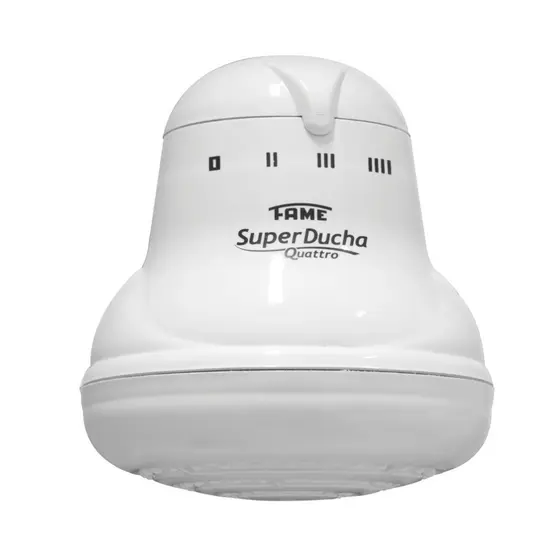 Chuveiro Elétrico Super Ducha Quatro Branco Quente 4T Fame