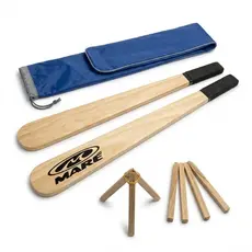 Jogo De Taco Maré Madeira Jogo Tacobol Casinha e Bolsa Jogo de Bet Completo