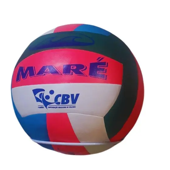Bola De Voleibol Em Couro PU Profissional MARÉ- Bola Voleibol de Quadra Certificada e Original FIVB (CBV)