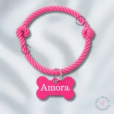Coleira Colar de Cachorro com Nome Personalizado e Telefone J3
