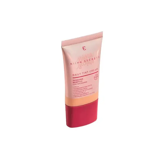 Eudora Niina Secrets Daily Tint Cream Base Líquida Matte Cor 03 25ml