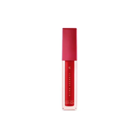 Eudora Niina Secrets Skinny Matte Batom Vermelho Hibisco 5ml