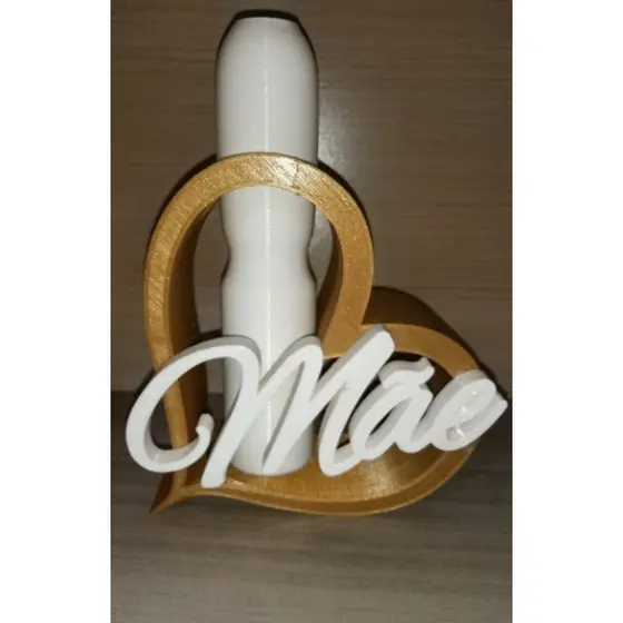 Vaso Decorativo Mãe presente enfeite 3D