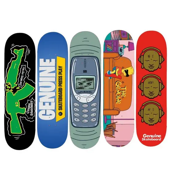 Shape de Skate Genuine 8.00 + Lixa Nacional Grátis