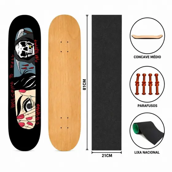 Shape Marfim CBGANG Susto + Lixa Nacional + Parafuso de Base Allen Kit Completo