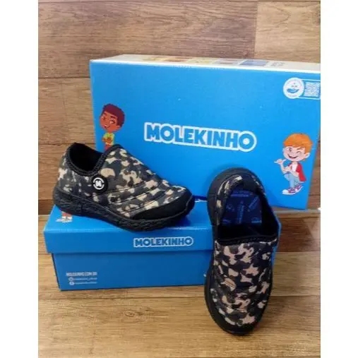 TENIS MOLEKINHO CALCE FACIL CAMUFLADO INTANTIL