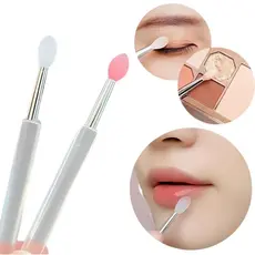 Kit 3/6/12 Pincel de Silicone para Lábios e Olhos Sombra Batom Labial