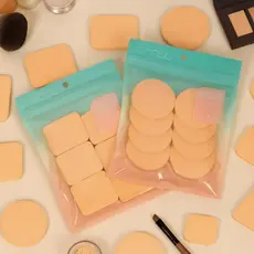 8 Esponjas de Maquiagem Macia Contorno Corretivo Powder Puff