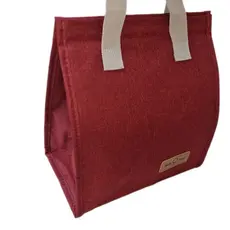 Bolsa Térmica Academia Lancheira Marmita Fitness vermelha