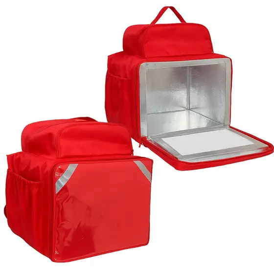 Mochila Profissional Delivery 45L com Isopor Motoboy e Apps de Entrega