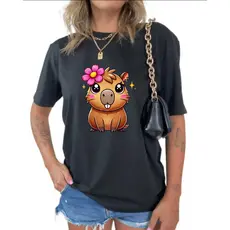 Camiseta Capivara | Estampa Exclusiva e Divertida | Conforto e Qualidade | P ao GG