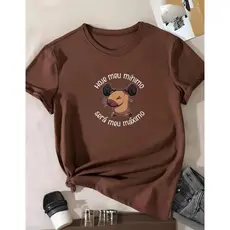 Camiseta Feminina Capirava Fitness Blusa Academia Meme 100% Algodão