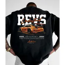 Camiseta Masculina Estampada Estilo Streetwear Carros 100% Algodão
