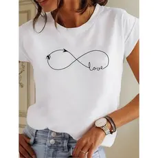 Camiseta Feminina Branca Estampadas Blusa Tshirt 100% Algodão Casual Malha 30.1