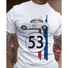 Camiseta Masculina Casual Fusca 53 100% Algodão