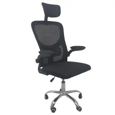 Cadeira Diretor Vegas Ergonômica Tela Mesh Respirável Apoio Lombar Apoio de Cabeça Ajustável Braços Retráteis