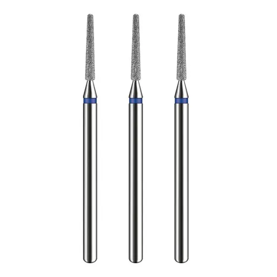 Kit 03 Broca Ponta Diamantada 718/837 Profissional Unha Acrigel