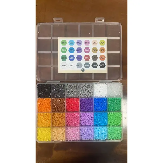 Hama Perler Beads 2.6mm 1000 peças - Cores Diversas Galaxy