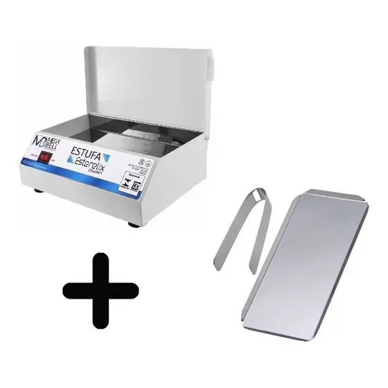 Estufa Esterilizador Manicure Pedicure + Bandeja Pinça Extra a