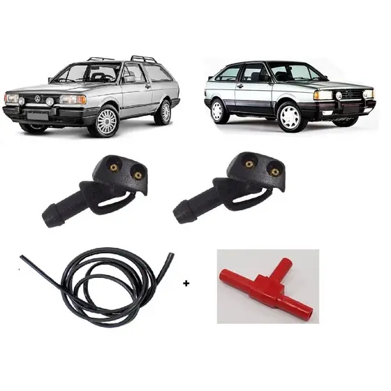 2 Brucutu Esguicho + T + Mangueira Gol Parati Saveiro Voyage ano 1988 89 90 91 92 93 94 95 96