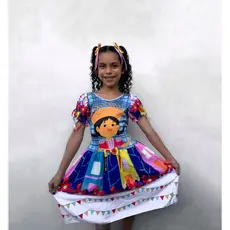 TRAJE PARA FESTA JUNINA SÃO JOÃO INFANTIL MENINA E EVENTOS FESTA SÃO JOÃO QUADRILHA