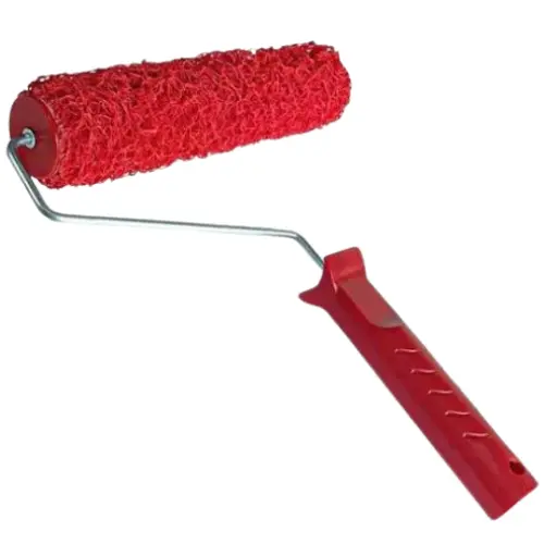 Rolo Para Textura Rústica Cabelinho De Anjo 23cm Com Cabo Sem Gaiola