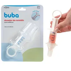 Dosador de Remédio Para Bebê Bico de Silicone Seringa Para Medicamento Medicação Infantil Buba