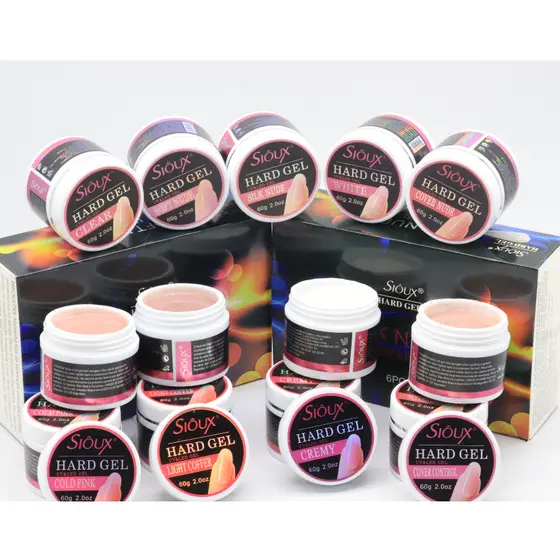 Gel Hard Gel Siôux Uv/led 60g Sioux Para Alongamento De Unhas