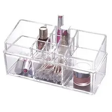 Organizador Acrílico Transparente para Maquiagem e Cosméticos Multiuso