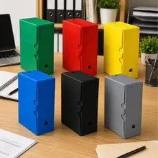 Caixa Arquivo Morto Polionda Colorida Polibras 250X130X350mm