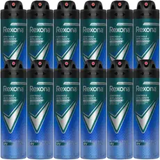 Kit Desodorante Aerosol Rexona Masculino Active Dry/Azul 150ml - 12 Unidades