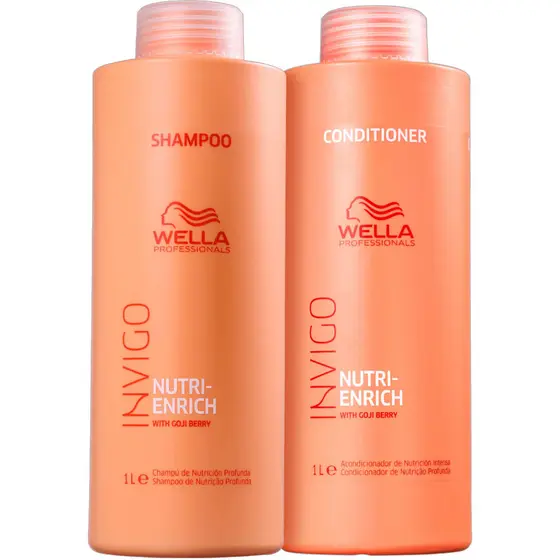 Kit Shampoo e Condicionador Wella Invigo Nutri Enrich 1L