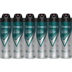 Kit Desodorante Aerosol Rexona Men Sem Perfume 150ml - 6 Unidades