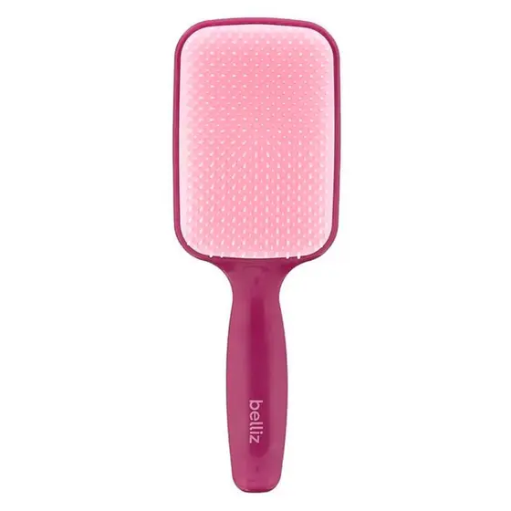 Escova De Cabelo Belliz Flex Raquete Cassis 