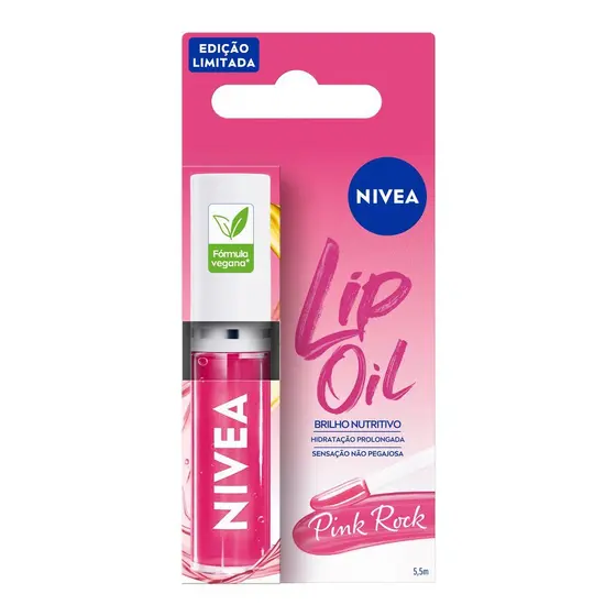 Hidratante Labial Nivea Lip Oil Pink 5,5ml