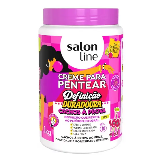 Creme Para Pentear Salon Line Definição Duradoura 1kg