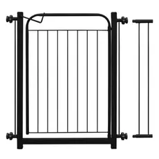 Portão Pet Grade Para Cachorro  68CM A 83CM  + Extensores Proteção Cercado Para Cachorro