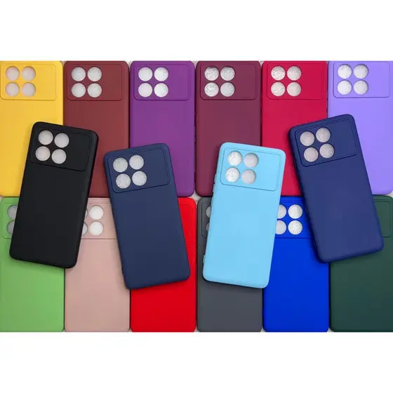 Capa Capinha Para Xiaomi POCO X6 PRO Silicone Aveludado Película Case