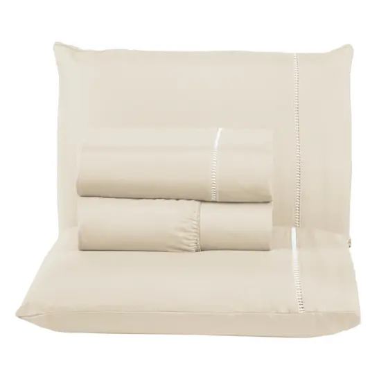Kit Jogo de Lençol Cama Queen 4 Peças 400 Fios Ponto Palito