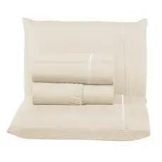 Kit Jogo de Lençol Cama Queen 4 Peças 400 Fios Ponto Palito
