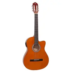 VIOLÃO GIANNINI ELÉTRICO NF-14 FLAT DE NYLON NATURAL