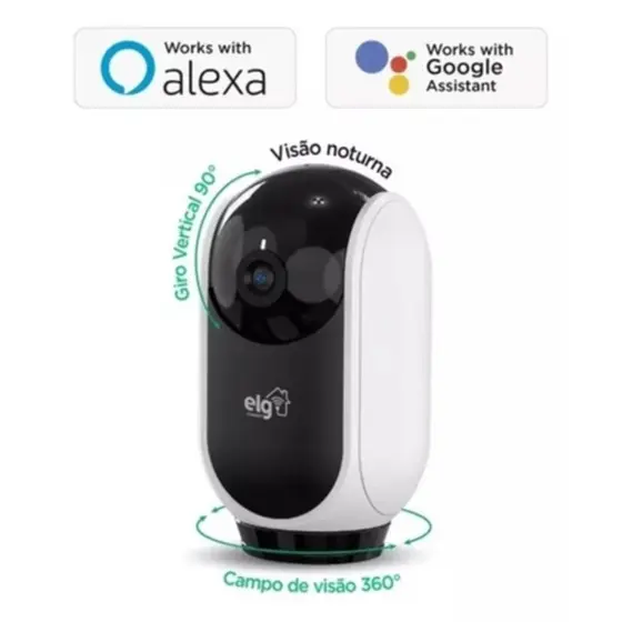 CAMERA ROBO ELG 1080P FULL HD INTERNA SHCR600 WIFI