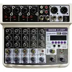 MESA DE SOM WALDMAN 6 CANAIS INTERFACE DE AUDIO ST-6DSP +48V DSP